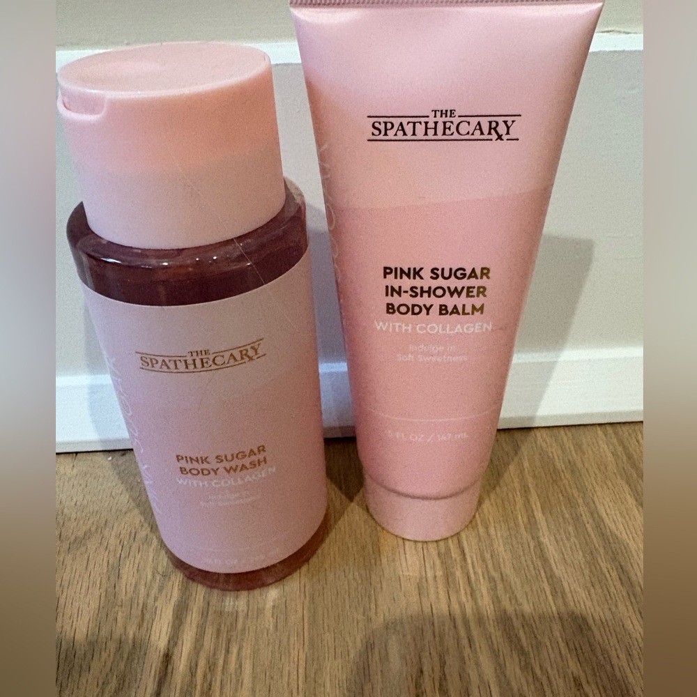 New Pink Sugar Body Wash & In-Shower Body Balm Set